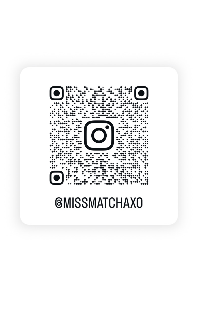 Instagram QR code for Miss Matcha