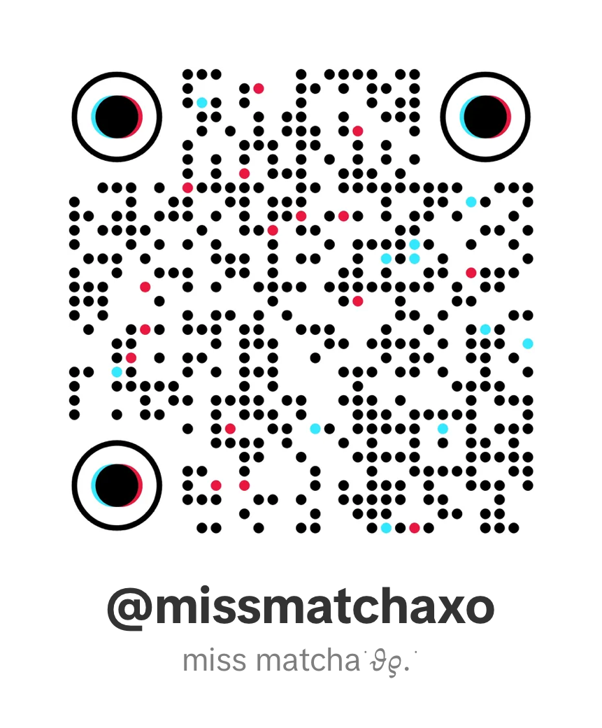 TikTok QR code for Miss Matcha